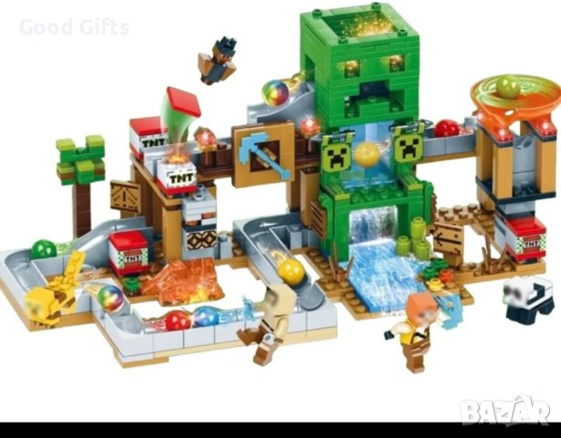 Конструктор MY WORLD Мина Creeper, с LED подсветка, 451 бр

, снимка 2 - Конструктори - 42797997
