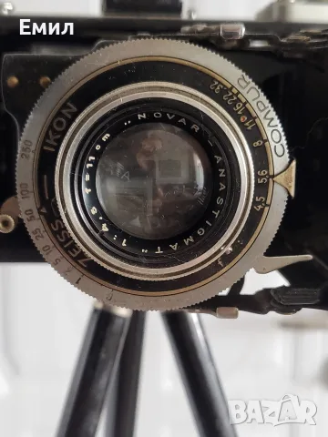 Антикварен мехов фотоапарат с тринога Zeiss ikon , снимка 3 - Колекции - 55708655