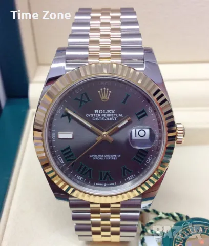 Rolex Datejust 41mm Two-Tone Yellow Gold White Dial Automatic Различни Варианти, снимка 12 - Мъжки - 48183385