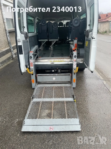Ford transit 2.2 140k инвалиден 8+1 АС, снимка 3 - Бусове и автобуси - 52867212