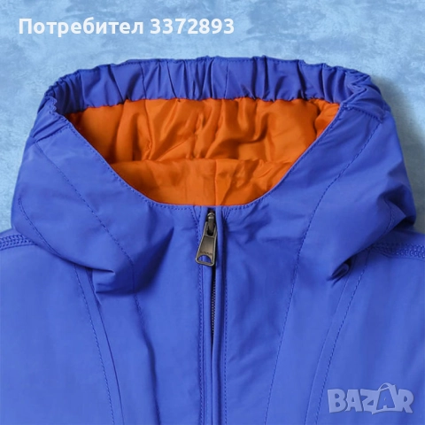 Като ново! Оригинално яке Napapijri в цвят левскарско синьо XS-S, снимка 7 - Якета - 52797521