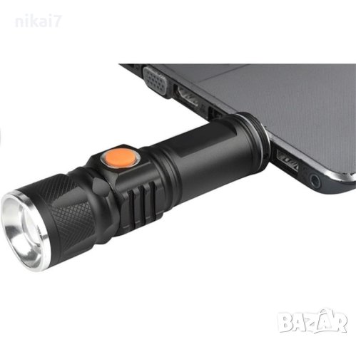 фенер мощен акумолатурен енергоспещяващ LED с USB без батерия, снимка 8 - Ножове - 42074718