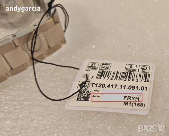 ЧИСТО НОВ TISSOT SEASTAR 1000 CHRONOGRAPH T120.417.11.091.01 часовник кутия 100% оригинал справка SN, снимка 5 - Мъжки - 44550533