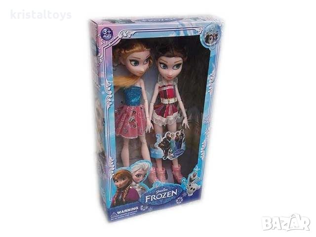 Замръзналото кралство Детски комплект две кукли Елза и Анна,  Фрозен Frozen , снимка 1