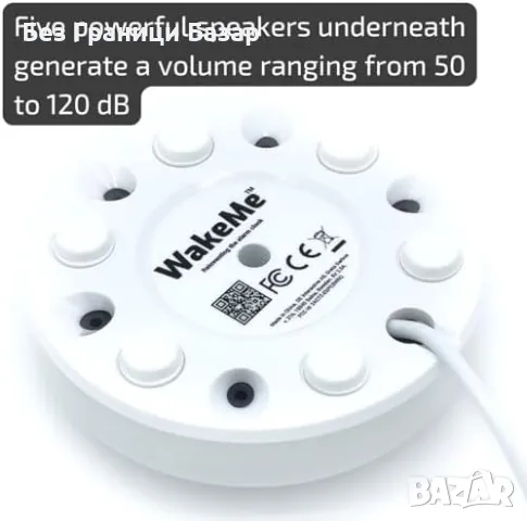 Нов Уникален будилник WakeMe: силен звук, мисии за събуждане, WakeUp светлина, снимка 3 - Друга електроника - 48016410