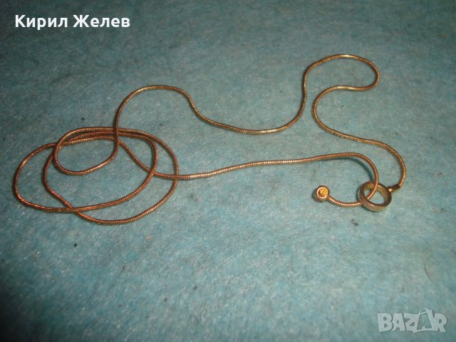 МНОГО ФИНО КРАСИВО и ПОЗЛАТЕНО СИНДЖИРЧЕ със СКЪПОЦЕННИ КАМЪЧЕТА ВЕРИЖКА КОЛИЕ НАКИТ ПОЗЛАТА 37851, снимка 9 - Колиета, медальони, синджири - 35364543