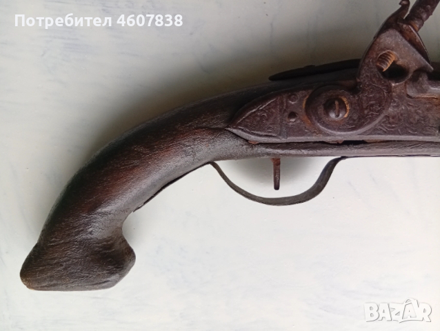 Кремъчен пистолет, пищов 49 см, снимка 4 - Декорация за дома - 53354631