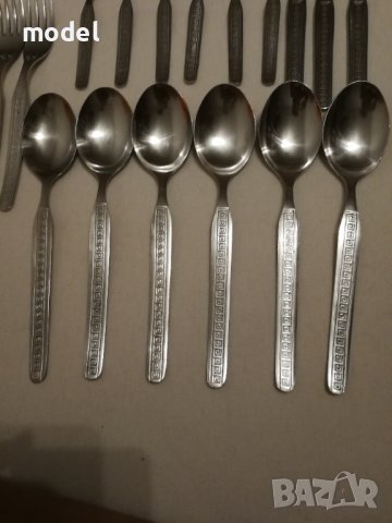 Руски вилици, лъжици, ножове неръждаема стомана , снимка 7 - Прибори за хранене, готвене и сервиране - 38541158