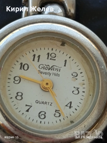 Фин дамски часовник Giovanni Beverly Hills стилен дизайн 35516, снимка 3 - Дамски - 51588452