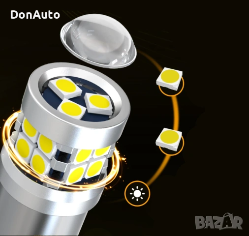 BA15S, BA15D LED крушки, снимка 7 - Аксесоари и консумативи - 53134969