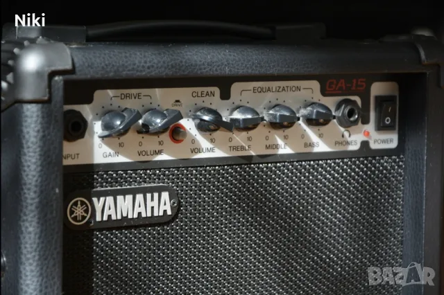 Yamaha GA-15 Усилвател 15W, снимка 2 - Ресийвъри, усилватели, смесителни пултове - 56203129