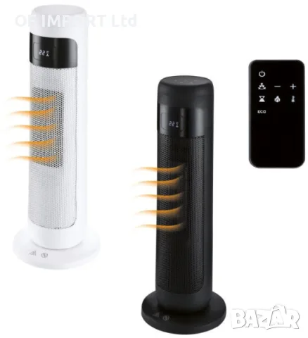 Керамична Печка Тип Кула с Дистанционно TRONIC TTHL 2000 C3
