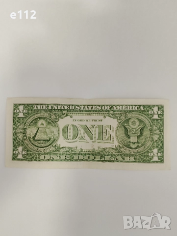 1 долар със звезда ⭐, снимка 2 - Нумизматика и бонистика - 52301396