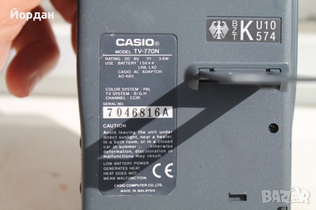 CASIO TV 770 , снимка 6 - Антикварни и старинни предмети - 38170760