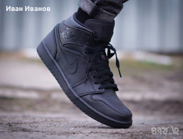  NIKE AIR JORDAN 1 MID  оригинални кецове/ маратонки номер 42 ,5 -43, снимка 5 - Маратонки - 44602046