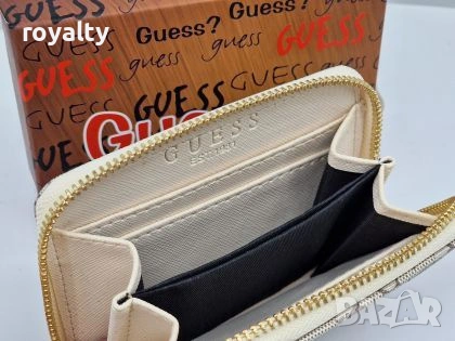 Guess Ново Дамско Кожено Портмоне с Кутия Гес , снимка 2 - Портфейли, портмонета - 54326086