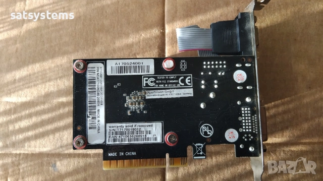 Видео карта NVidia GeForce Palit GT710 HDMI 2048MB GDDR3 64bit PCI-E, снимка 8 - Видеокарти - 54017688