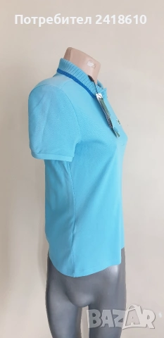 Lacoste Slim Fit Pique Cotton Womens Size 40 - M НОВО! ОРИГИНАЛ! Дамска Тениска!, снимка 14 - Тениски - 53759272