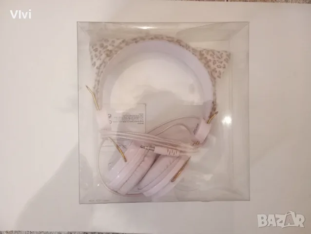 H&M on-ear слушалки с котешки ушички, с кабел