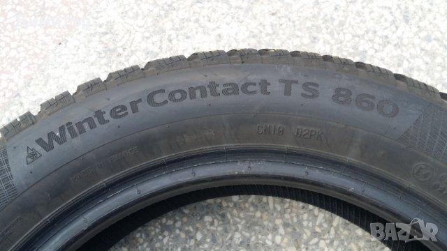 Нова зимна гума CONTINENTAL WinterContact TS 860 195/55 R16 87H, снимка 5 - Гуми и джанти - 31040230