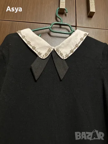 Черна рокля , снимка 6 - Рокли - 48092178