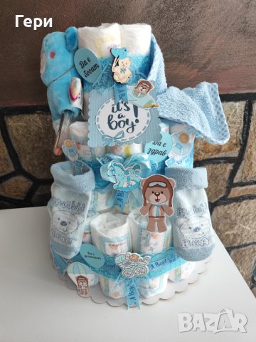 Торти от памперси pampers premium care 2, снимка 6 - Пелени, памперси - 38083985