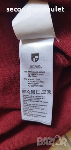 U.S.POLO ASSN дамска вълнена блуза, снимка 3 - Блузи с дълъг ръкав и пуловери - 44932997