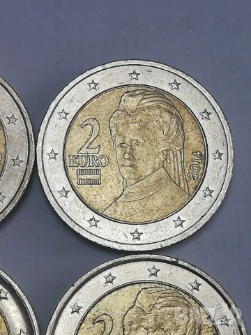 лот 2 евро-Австрия различни години, снимка 4 - Нумизматика и бонистика - 53237722