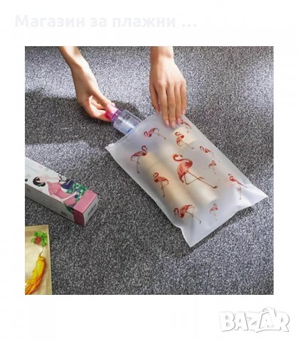 5 БРОЯ ПЛИКОВЕ С ЦИП В РАЗЛИЧНИ РАЗМЕРИ ЗА СЪХРАНЕНИЕ НА ДРЕХИ И КОЗМЕТИКА - код 2530, снимка 3 - Други стоки за дома - 34194070