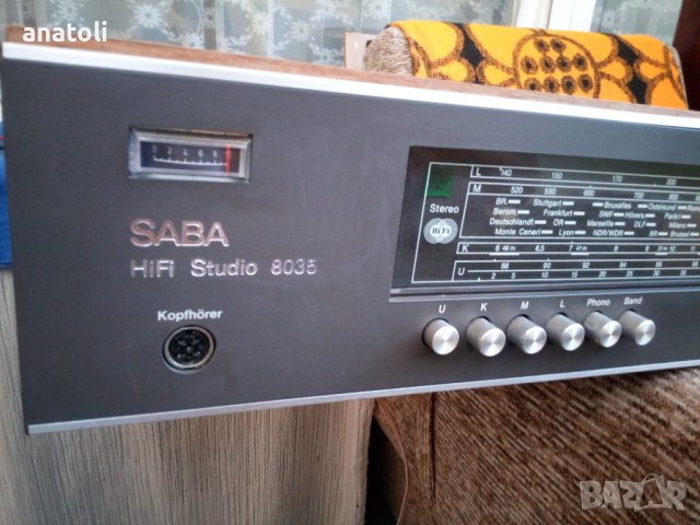 Saba hifi studio 8035, снимка 2 - Ресийвъри, усилватели, смесителни пултове - 42284973