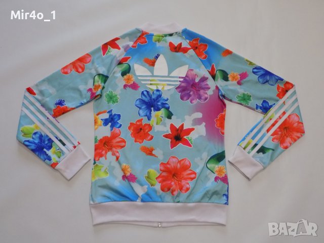горнище adidas адидас худи яке блуза фанела дамски спорт оригинал XS/S, снимка 2 - Спортни екипи - 42854026