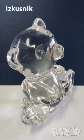 Anna-Hütte – кристално мече от 70-те години, снимка 5 - Антикварни и старинни предмети - 52827668