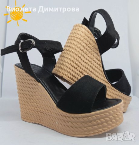 Качествени дамски сандали на платформа, луксозен нов модел, снимка 3 - Сандали - 36669156