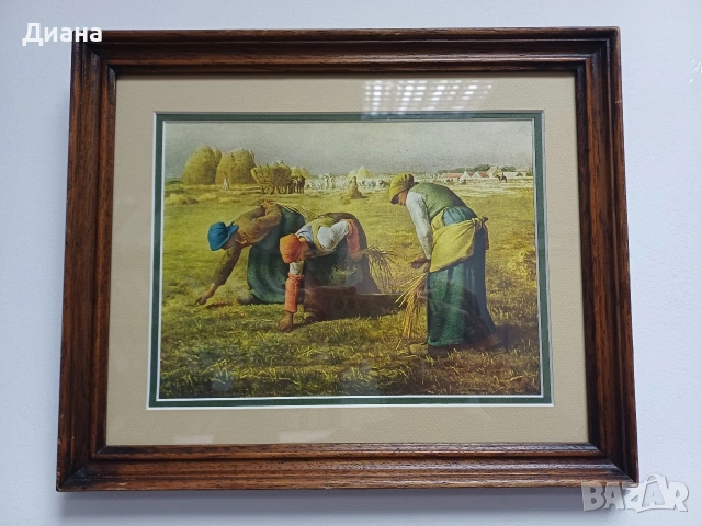 картина прибиране на жътва, снимка 2 - Картини - 53123646