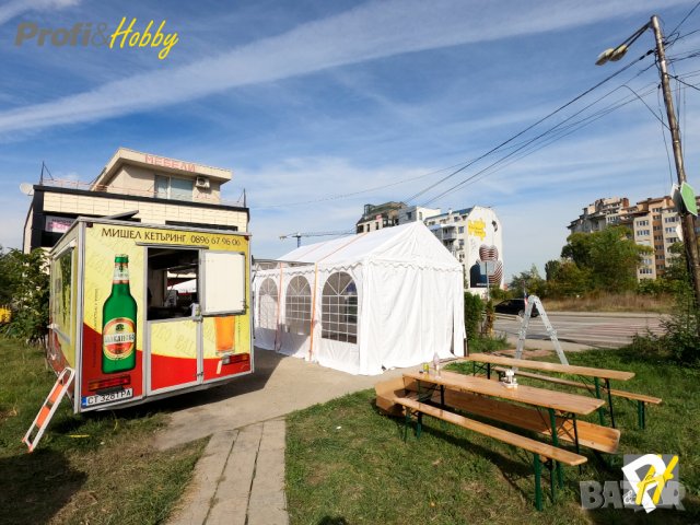 Професионални шатри 4м широки - здрави и водоустойчиви, снимка 7 - Други - 30545760