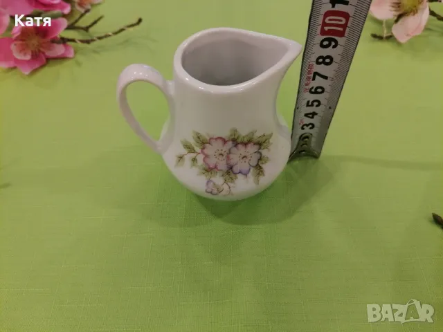 Каничка за мляко порцелан Китка Нови Пазар, снимка 3 - Други - 50065574