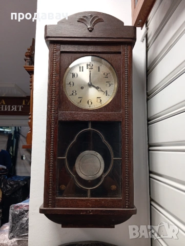 Стенен часовник, снимка 4 - Антикварни и старинни предмети - 54320874