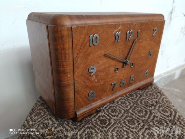 Стар ретро винтидж арт старинен античен часовник, маховик , снимка 8 - Антикварни и старинни предмети - 37818730