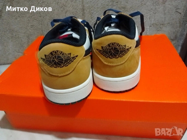Nike Air Jordan 1 Retro Low OG "Rookie of the Year".естеств.кожа #42.5 стелка 270 мм се, снимка 7 - Маратонки - 54346508