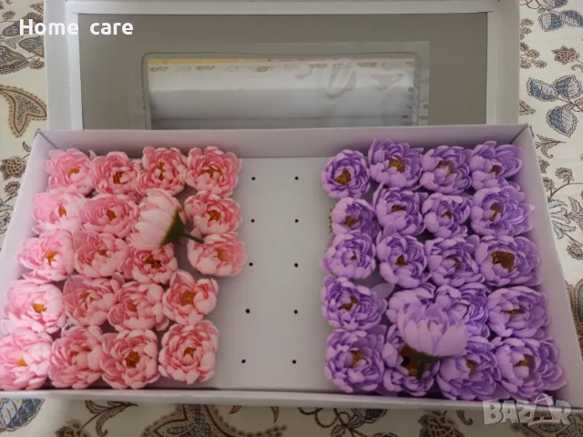 Сапунени цветя РАЗПРОДАЖБА , снимка 2 - Арт сувенири - 55933078