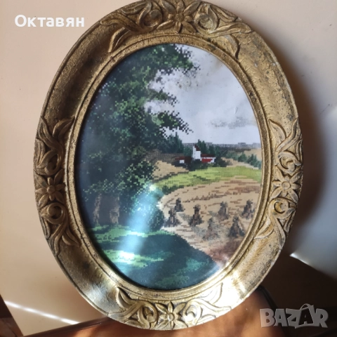 Фото картина с барокова рамка