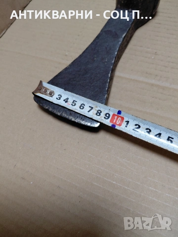 Соц Стара Ръчно Кована Голяма Киркобрадва 2.300кг. НОМЕР 886., снимка 17 - Антикварни и старинни предмети - 54101980