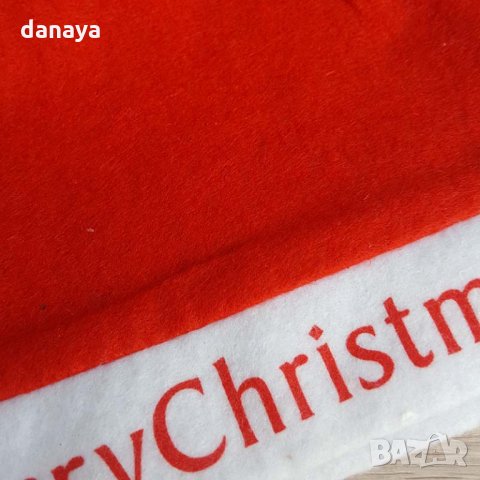 1798 Коледна шапка с надпис Merry Christmas, снимка 4 - Шапки - 30713549