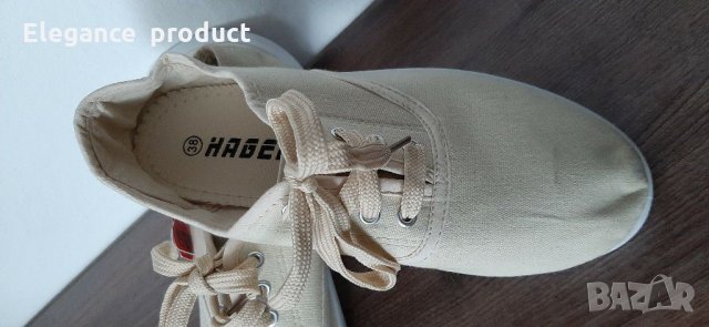 Дамски платненки Hagen 38 номер , снимка 2 - Кецове - 31563707