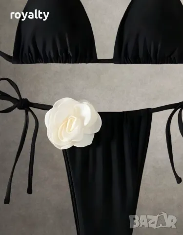 Черен дамски бански , снимка 2 - Бански костюми - 48999778