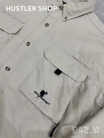 Мъжка туристическа,ловна риза WOLF CAMPER. Размер L, снимка 3 - Ризи - 54139559