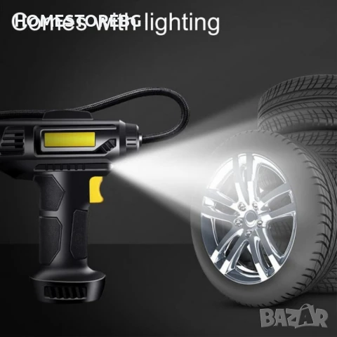 Безжичен дигитален компресор за автомобил, снимка 4 - Аксесоари и консумативи - 51203495