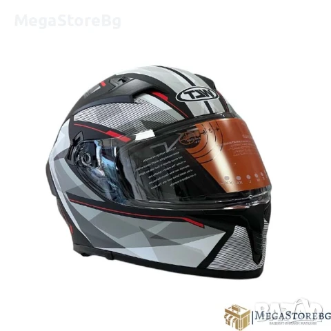 Каска за мотор 108 - размер L - Matt Black/Red, снимка 3 - Аксесоари и консумативи - 50576560