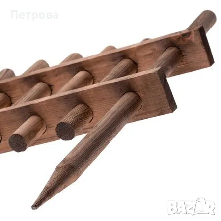 Дървена ограда-85х55 см./декоративна дървена ограда/декоративна ограда , снимка 6 - Градински мебели, декорация  - 49088906