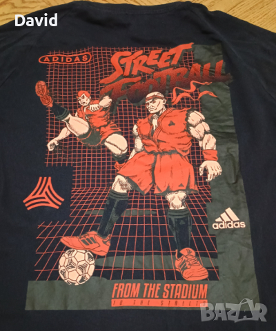 Фланелка с дълъг ръкав Adidas Tee Street Football, снимка 3 - Футбол - 44749065